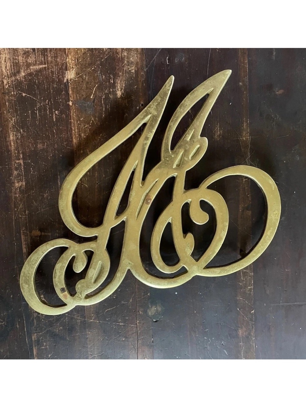 Ash Lawn Highland 1986 Brass Trivet